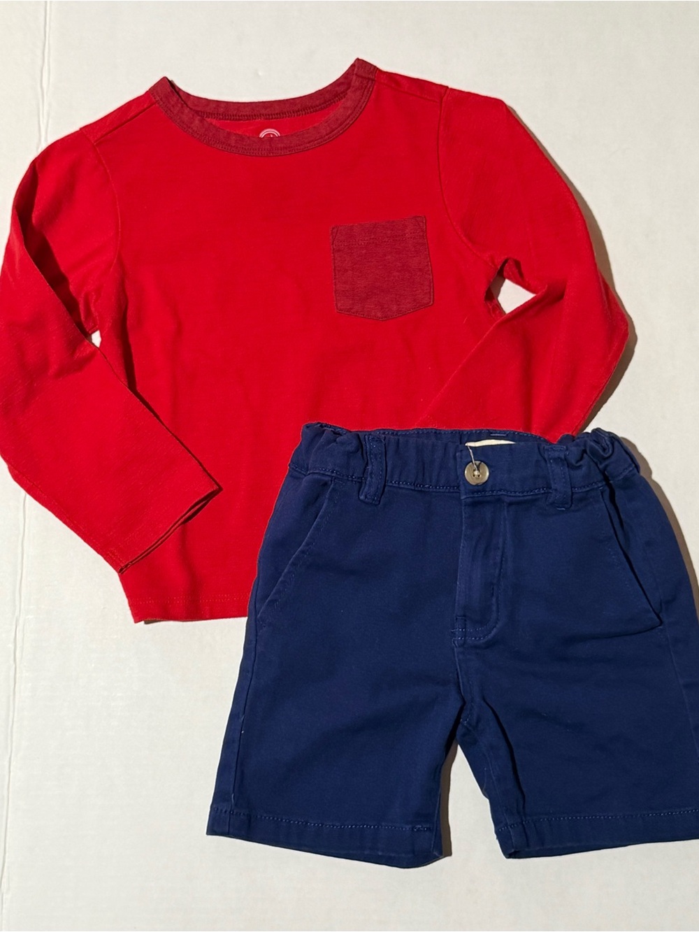 Boys Toddler 4T Clothes Lot Wonder Nation Tee & Shorts